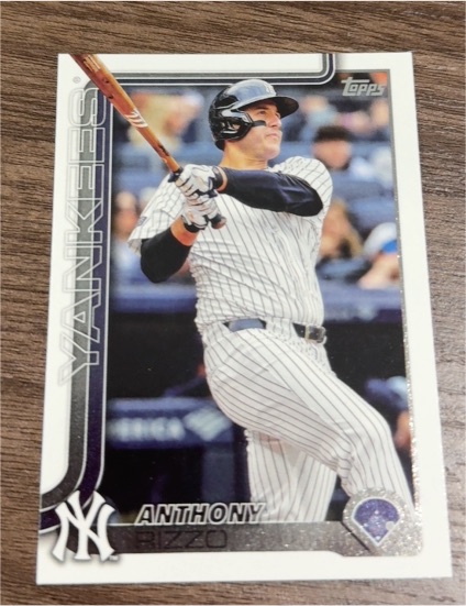 2025 Topps Series One #14 Anthony Rizzo — front