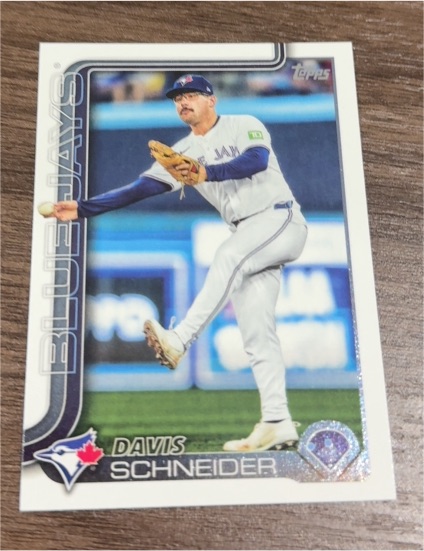 2025 Topps Series 1 #342 Davis Schneider — front
