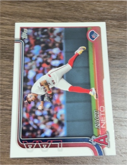 2025 Topps #123 Zach Neto — front
