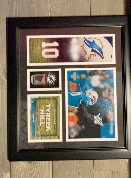 2023 Fanatics Framed Collage Tyreek Hill Miami Dolphins — front