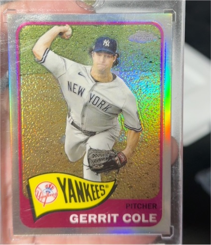 2021 Topps Chrome Series 2 #TH65-35 Gerrit Cole — front