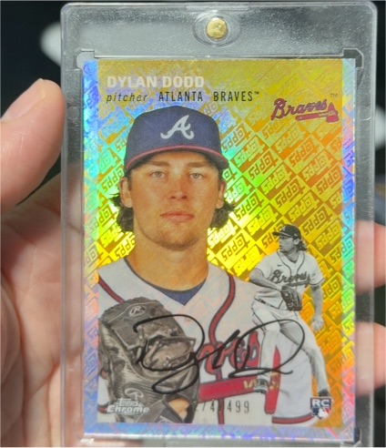 2023 Topps Chrome Platinum Anniversary #214 Dylan Dodd — front