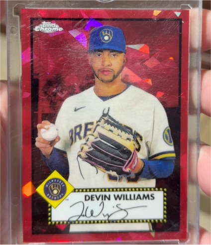 2021 Topps Chrome Platinum Anniversary #287 Devin Williams — front