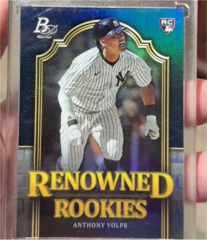 2023 Bowman Platinum #RR-20 Anthony Volpe Renowned Rookies — front