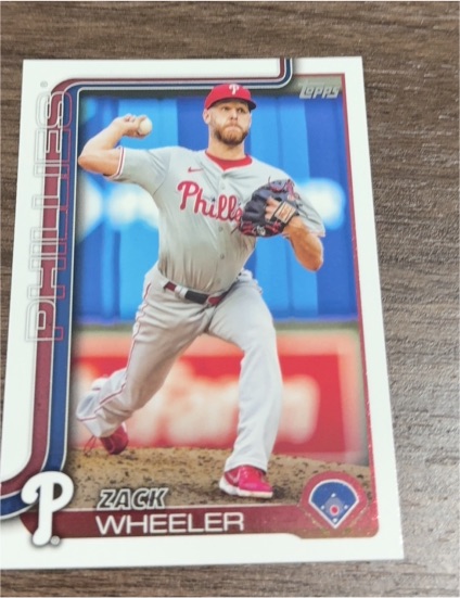 2025 Topps Series 1 #218 Zack Wheeler — front