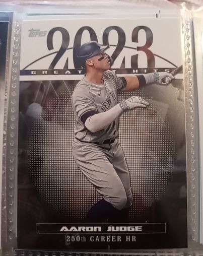 2024 Topps Series 1 2023 Greatest Hits #23GH-27 Aaron Judge — front
