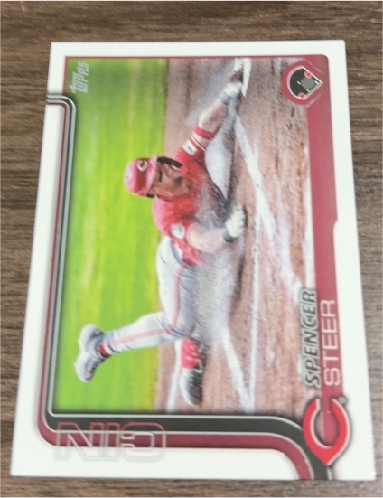 2025 Topps Series 1 #37 Spencer Steer — front