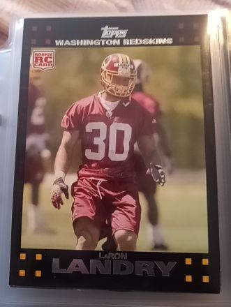 2007 Topps #385 LaRon Landry — front