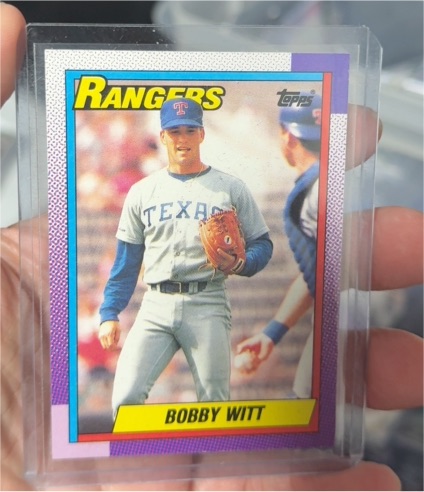 1990 Topps #166 Bobby Witt — front