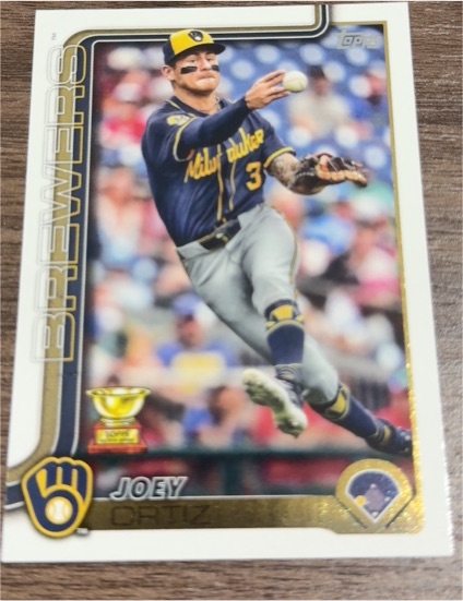 2025 Topps Series 1 #165 Joey Ortiz — front