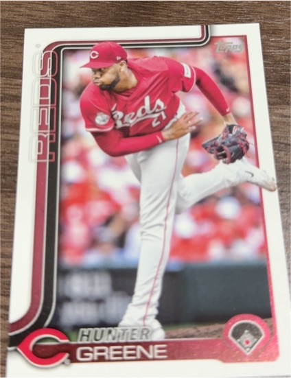 2025 Topps #216 Hunter Greene — front