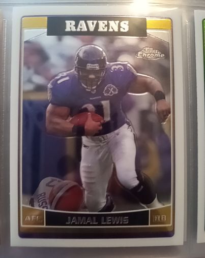 2006 Topps Chrome #161 Jamal Lewis — front