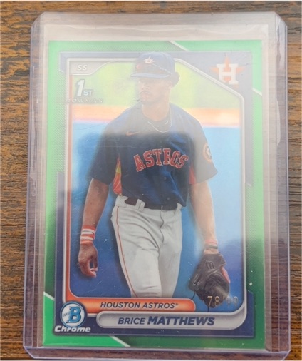 2024 Bowman Chrome Prospects #BCP-69 Brice Matthews — front