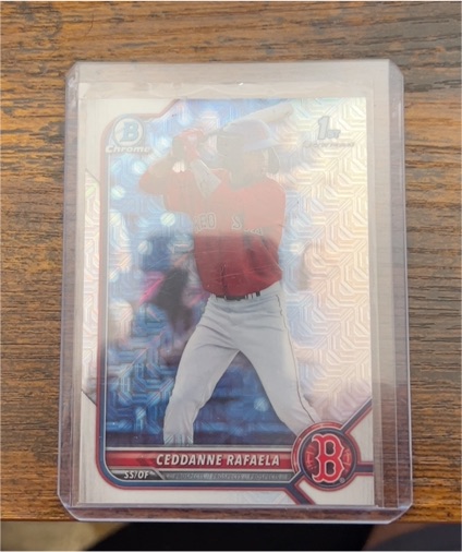 2022 Bowman Chrome Prospects #BCP-61 Ceddanne Rafaela — front
