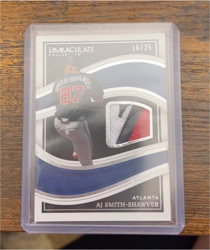 2023 Panini Immaculate Collection #16/25 AJ Smith-Shawver — front