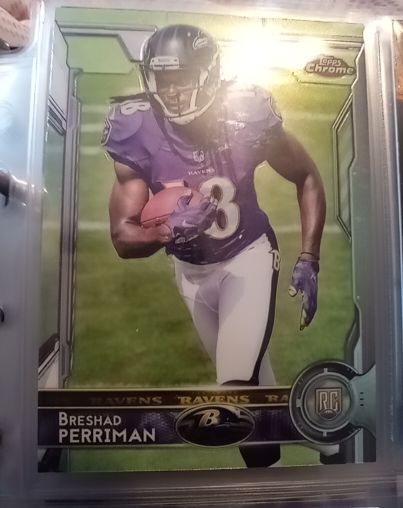 2015 Topps Chrome #197 Breshad Perriman — front