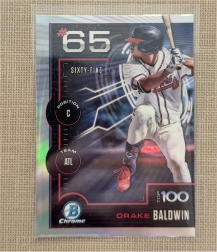 2025 Bowman Chrome #BTP-65 Drake Baldwin — front