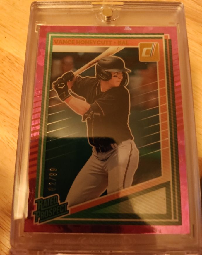 2025 Donruss Rated Prospect #161 Vance Honeycutt — front