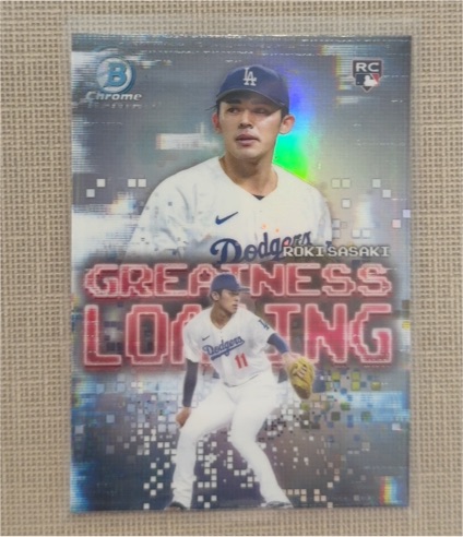 2025 Bowman Chrome #GL-23 Roki Sasaki — front