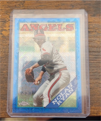 2023 Topps '88 Chrome Silver Pack Mojo Nolan Ryan — front