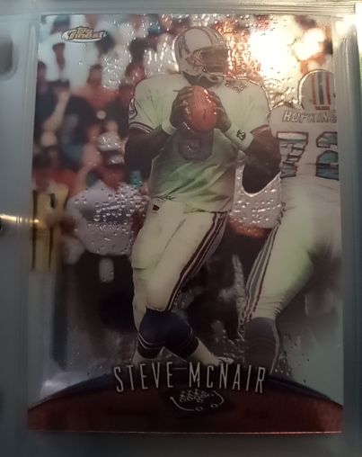 1998 Topps Finest #84 Steve McNair — front