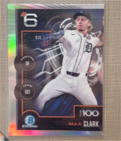 2025 Bowman Chrome #BTP-6 Max Clark — front