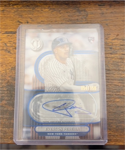 2024 Topps Tribute #054/150 Everson Pereira — front