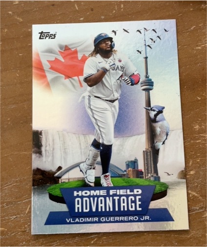 2022 Topps Series 1 Home Field Advantage #HA-10 Vladimir Guerrero Jr. — front
