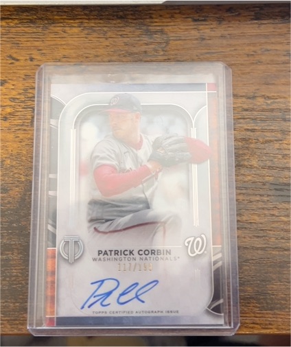 2022 Topps Tribute #TA-PC Patrick Corbin — front