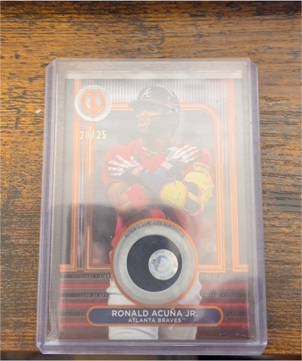 2024 Topps Tribute Stamp of Approval #SOA-RA Ronald Acuna Jr. — front