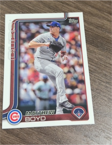 2025 Topps Series 1 Matthew Boyd Chicago Cubs — front