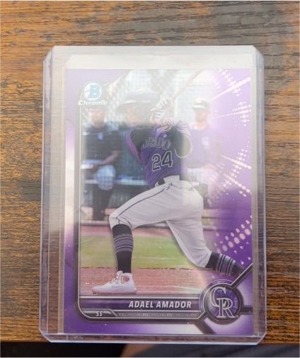 2022 Bowman Chrome Prospects #BCP-109 Adael Amador — front