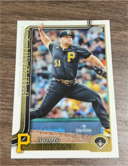 2025 Topps Series 2 #381 David Bednar — front