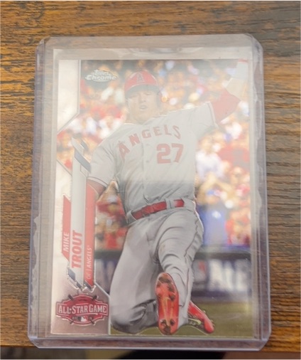 2020 Topps Chrome Update #U-69 Mike Trout — front