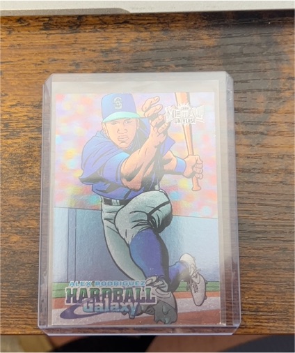 1998 Fleer Metal Universe #214 Alex Rodriguez Hardball Galaxy — front