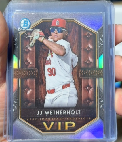 2025 Bowman Chrome #VIP-18 JJ Wetherholt — front
