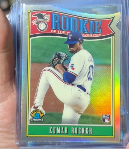 2025 Bowman Chrome #ROY-5 Kumar Rocker Rookie of the Year Favorites — front