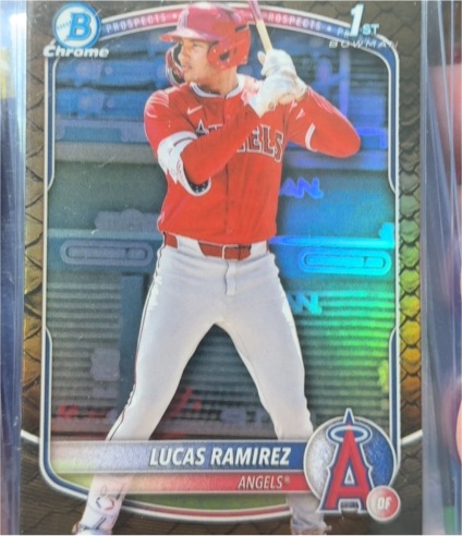 2025 Bowman Chrome Prospects #BCP-135 Lucas Ramirez — front