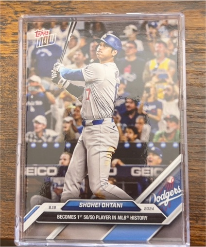 2024 Topps Now #722 Shohei Ohtani — front