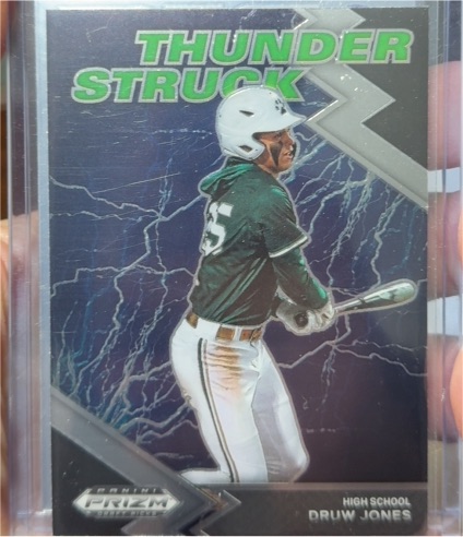 2022 Panini Prizm Draft Picks #TH-DJ Druw Jones Thunder Struck — front