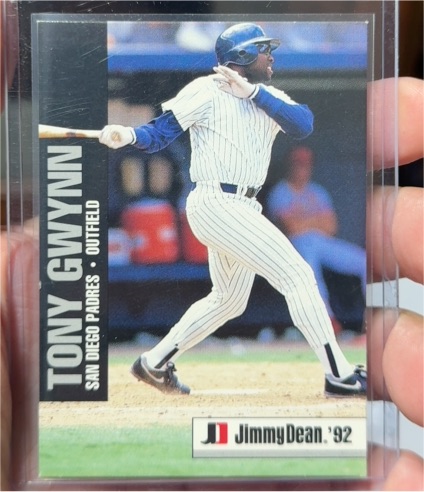 1992 Jimmy Dean #13 Tony Gwynn — front