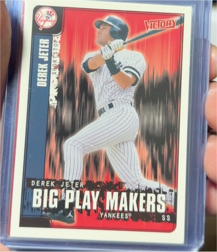 2001 Upper Deck Victory #591 Derek Jeter Big Play Makers — front