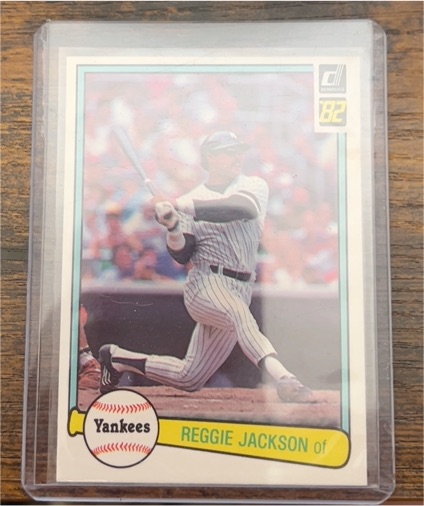 1982 Donruss #535 Reggie Jackson — front