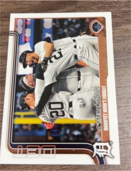 2025 Topps Series 2 #491 C'mere, You! Quartet Won't Forget Spencer Torkelson — front