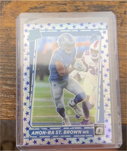 2021 Panini Donruss Optic #228 Amon-Ra St. Brown — front