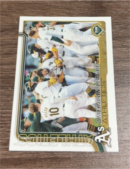 2025 Topps Series 2 #594 Oakland Athletics Team Card — front