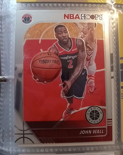 2019-20 Panini NBA Hoops Premium Stock #191 John Wall — front