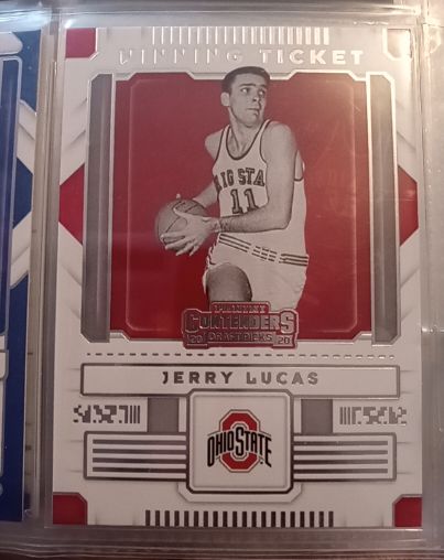 2020 Panini Contenders Draft Picks #31 Jerry Lucas Winning Ticket — front