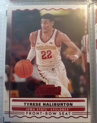 2020 Panini Contenders Draft Picks Front-Row Seat #SS-8 Tyrese Haliburton — front