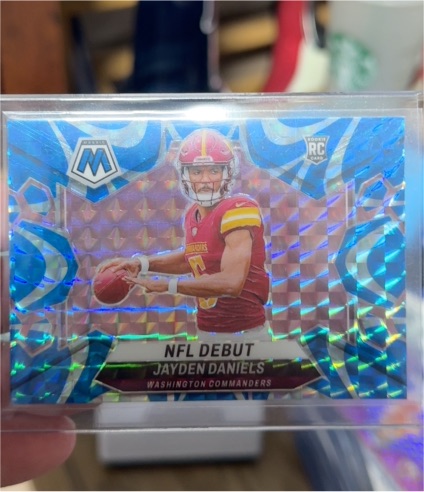 2024 Panini Mosaic #272 Jayden Daniels NFL Debut Rookie RC — front